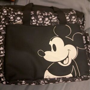 Disney Black and White Mickey Mouse Backpack